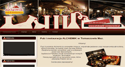 Desktop Screenshot of alchemik-restauracja.pl